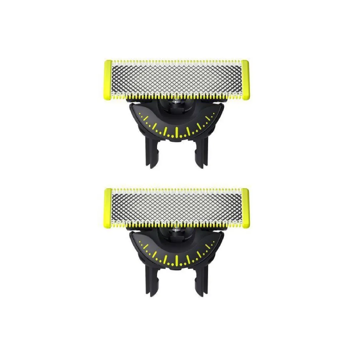 A pair of yellow and black blades on top of a white background.