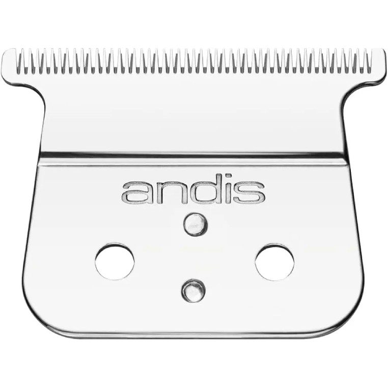A close up of the andis blade on a white background