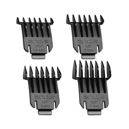 A set of four different sizes of hair clippers.
